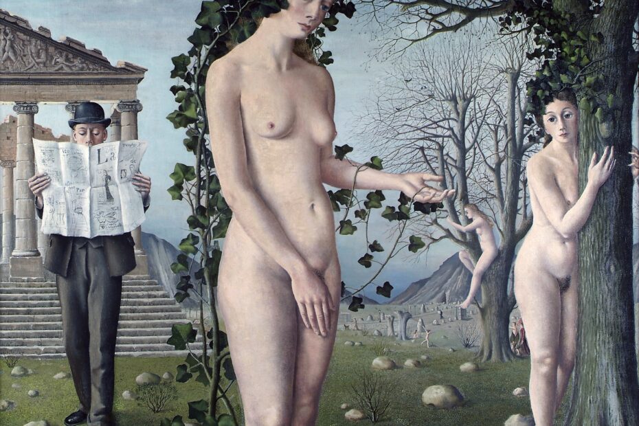 L'Homme de la rue, Paul Delvaux.