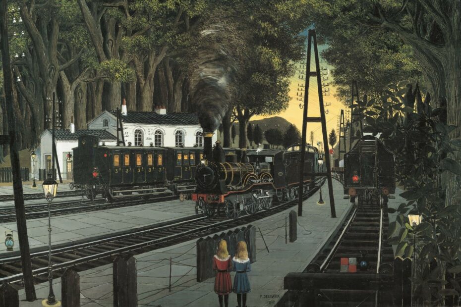 La Gare forestière, Paul Delvaux.