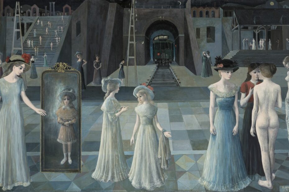 Le Tunnel, Paul Delvaux.